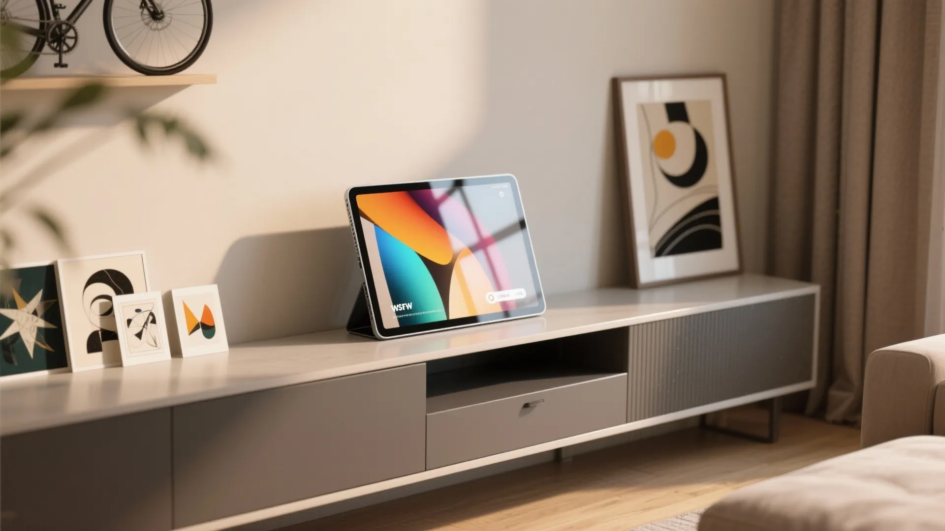 5. Digital abstracts + rotating display