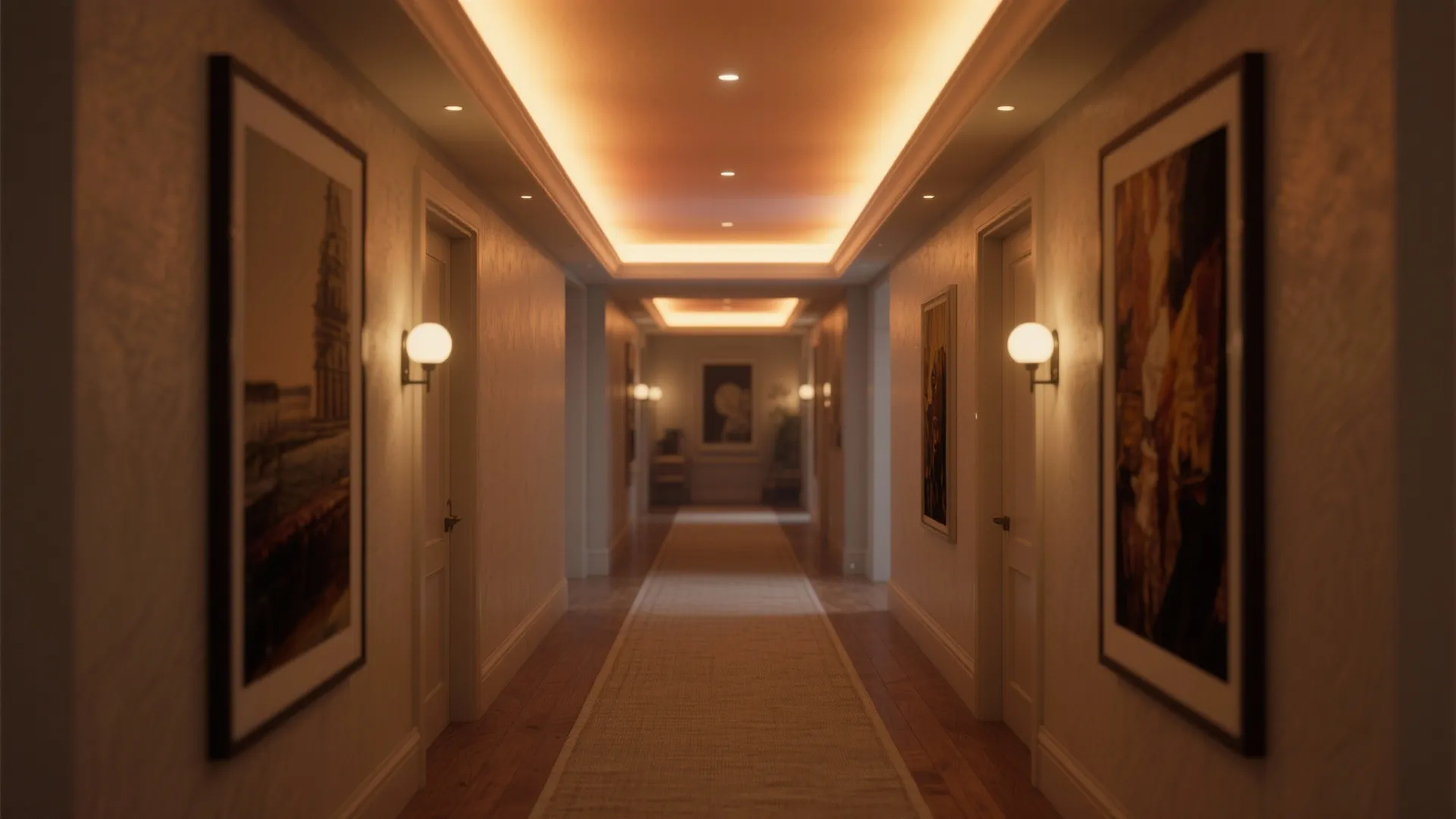 Backlit Coves with Dim-to-Warm Panels