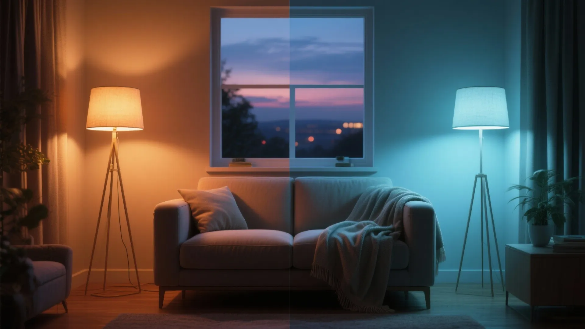 3. Dimmable Ambient LED Lamp with Color Temperature Control