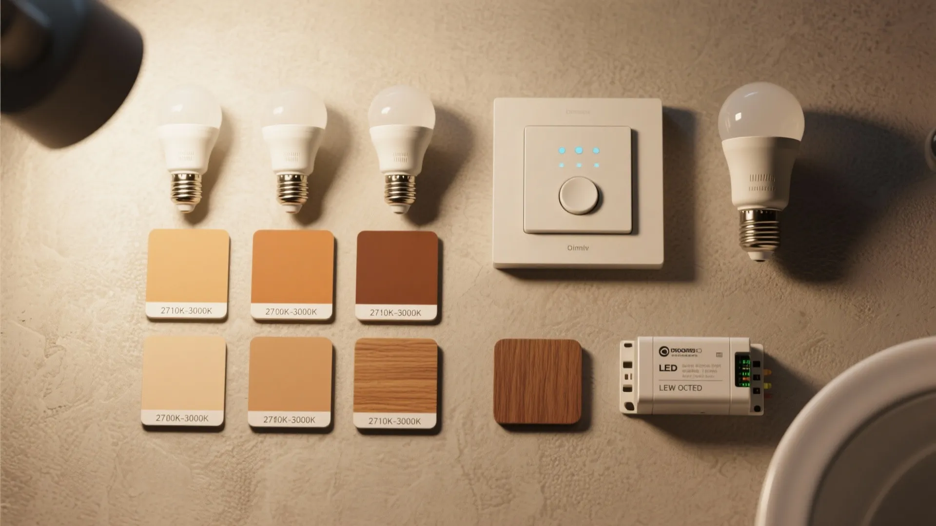 3. Go dimmable and choose color temperature wisely