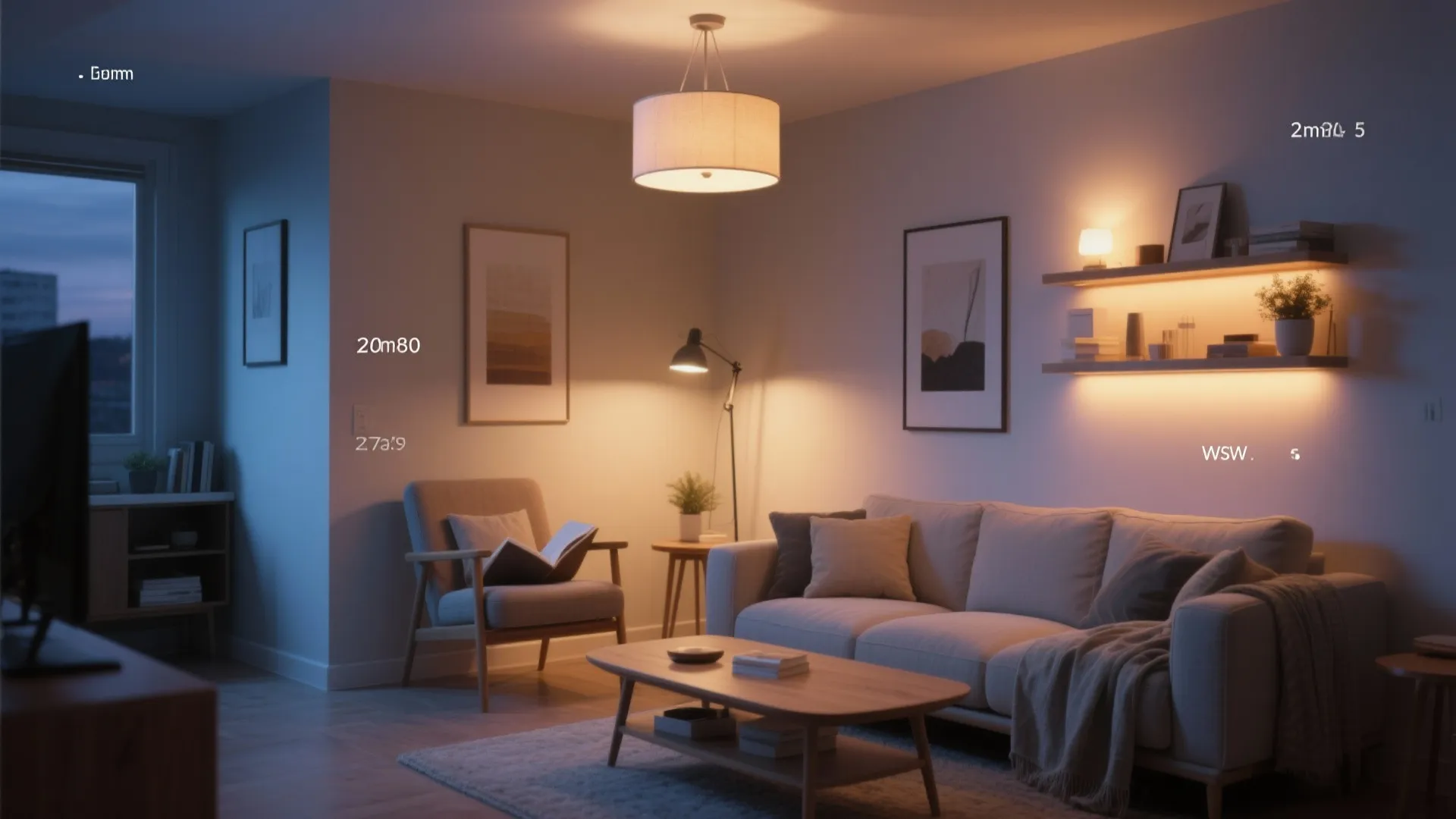 Dimmable layers for mood control