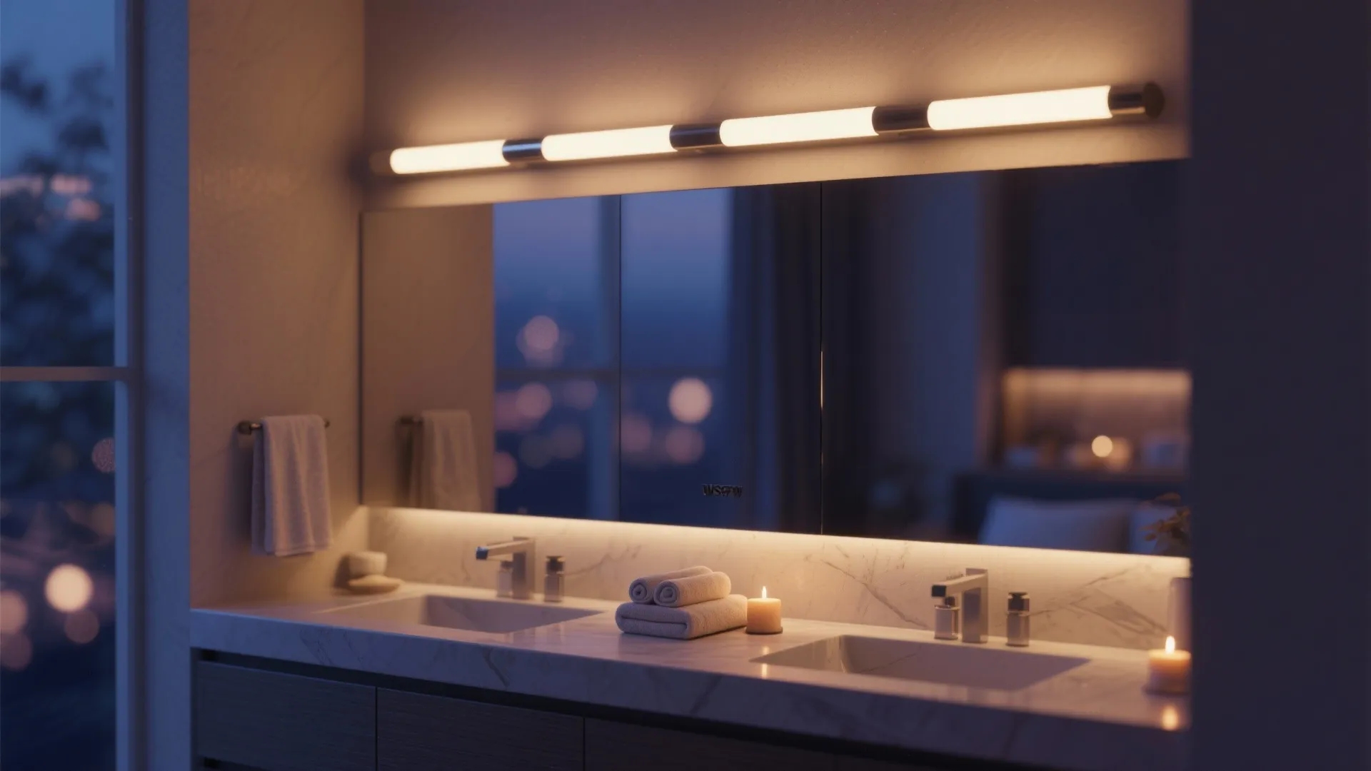 4. Integrated Dimmable LED Bar for Mood Control