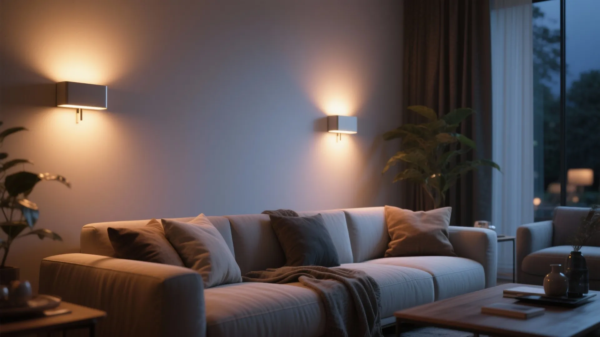 5. Dimmable LED sconces for modern efficiency