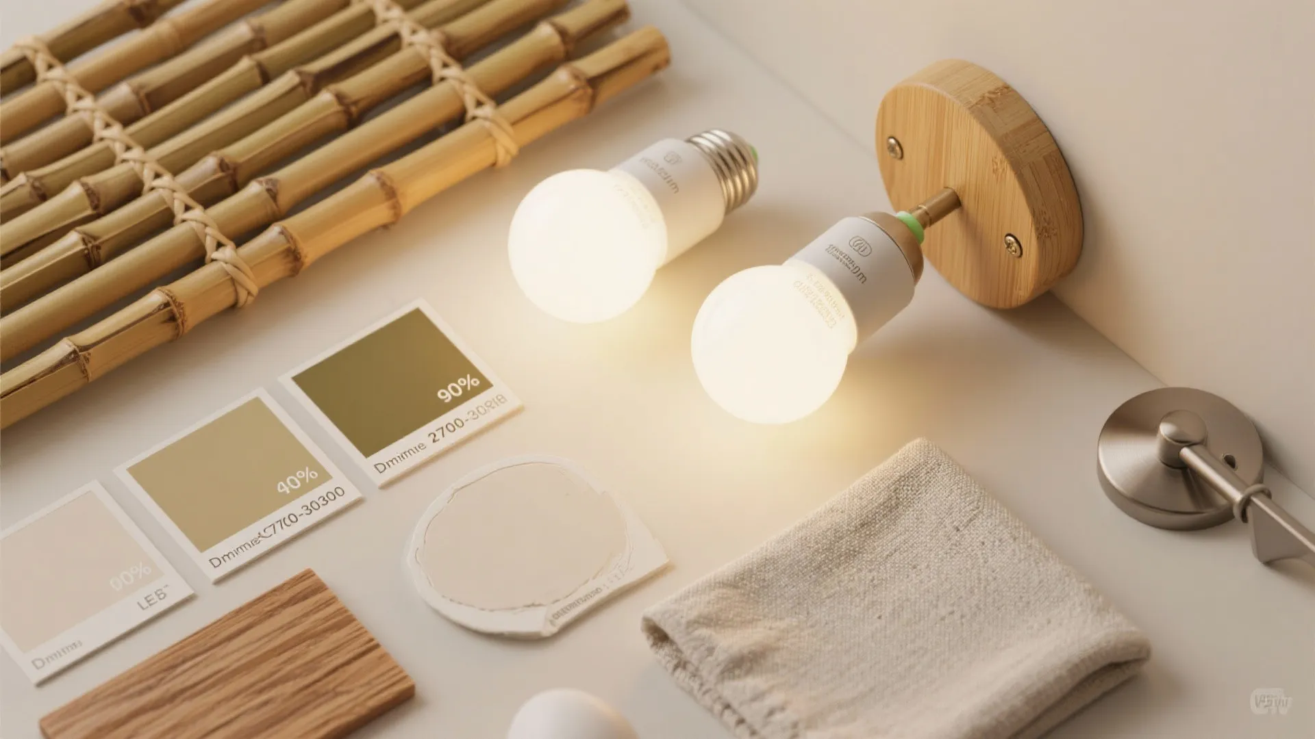 Curated Warm Glow with Dimmable LEDs