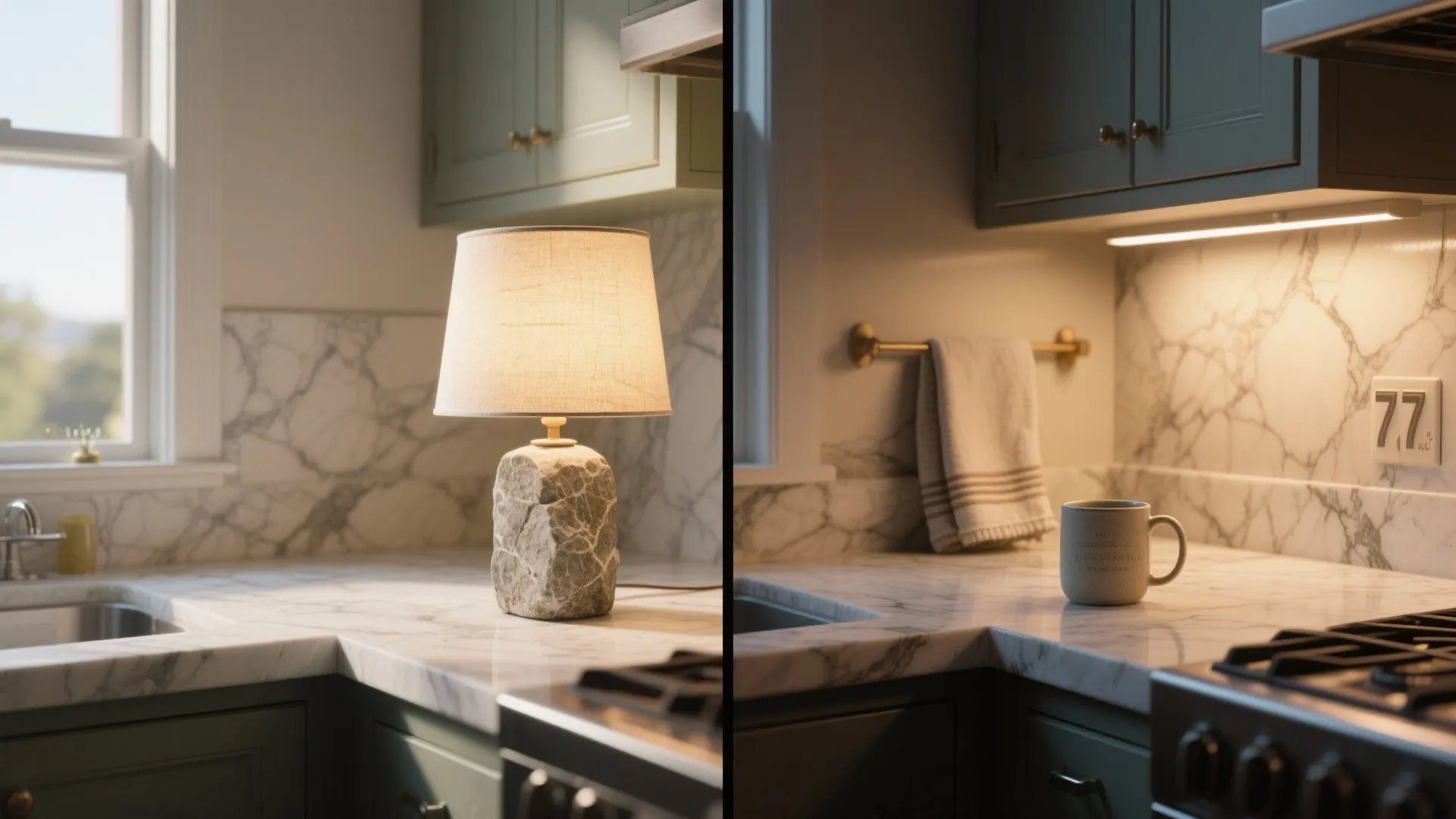 3) Dimmable lamps for morning-to-midnight moods