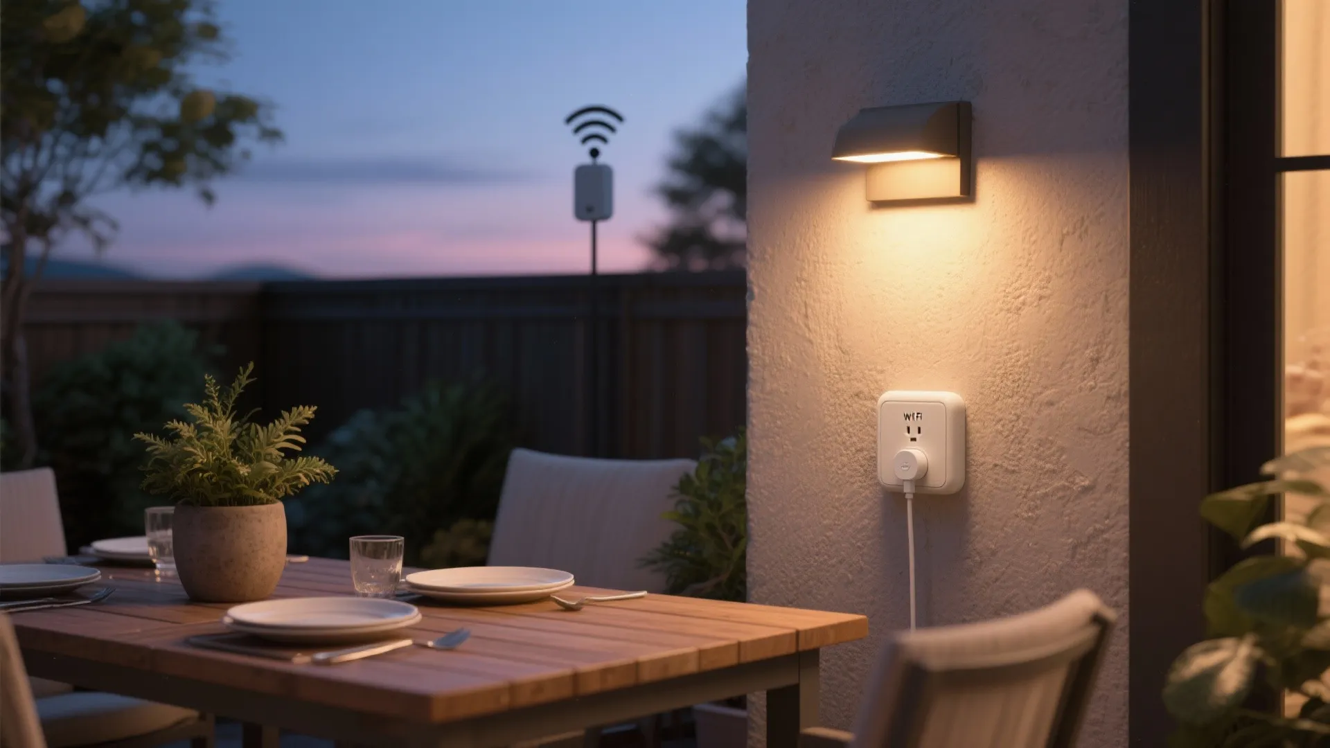 2. Dimmable Sconce with Smart Plug