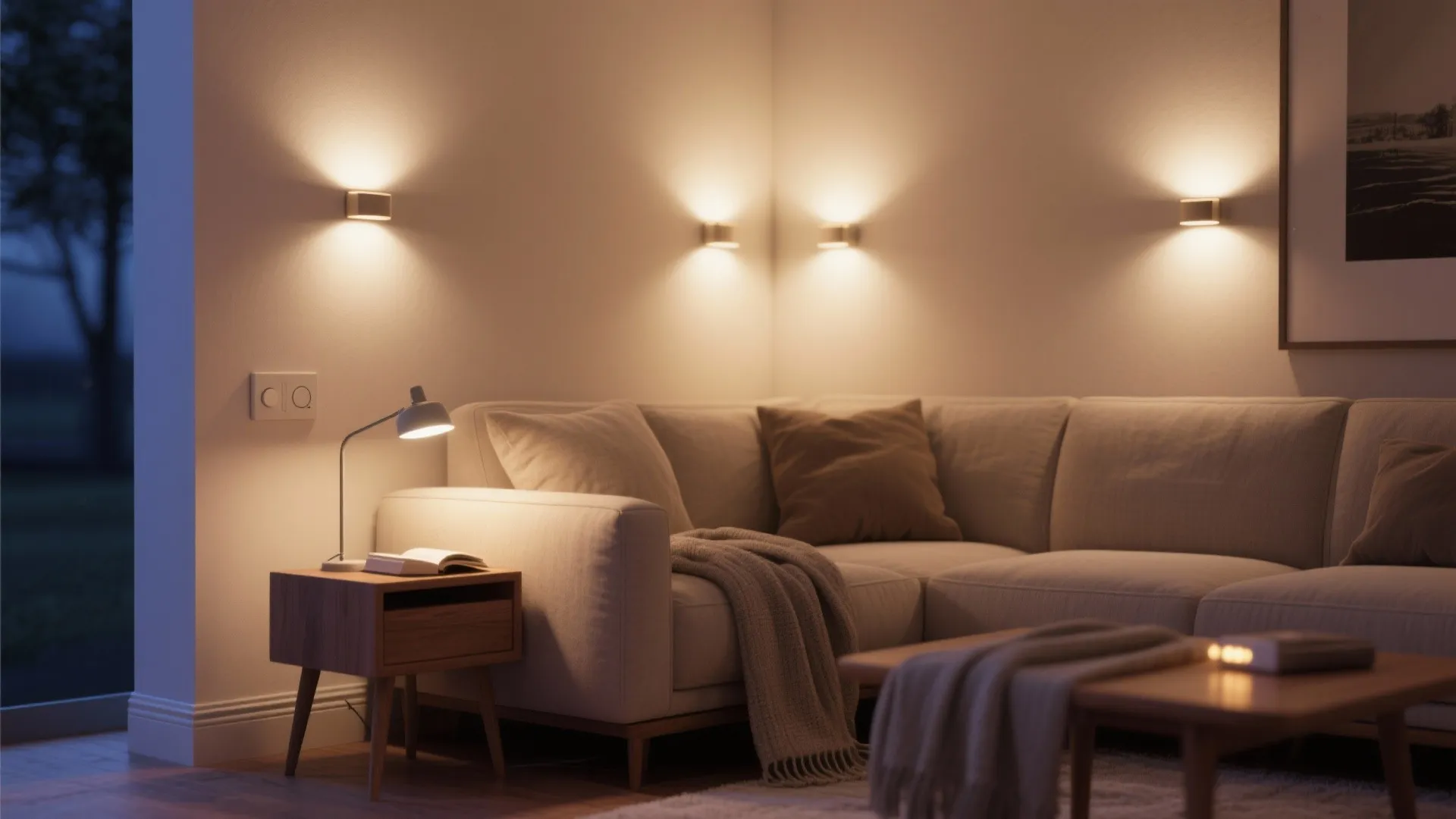 2. Layered Ambience with Dimmer-Friendly Sconces