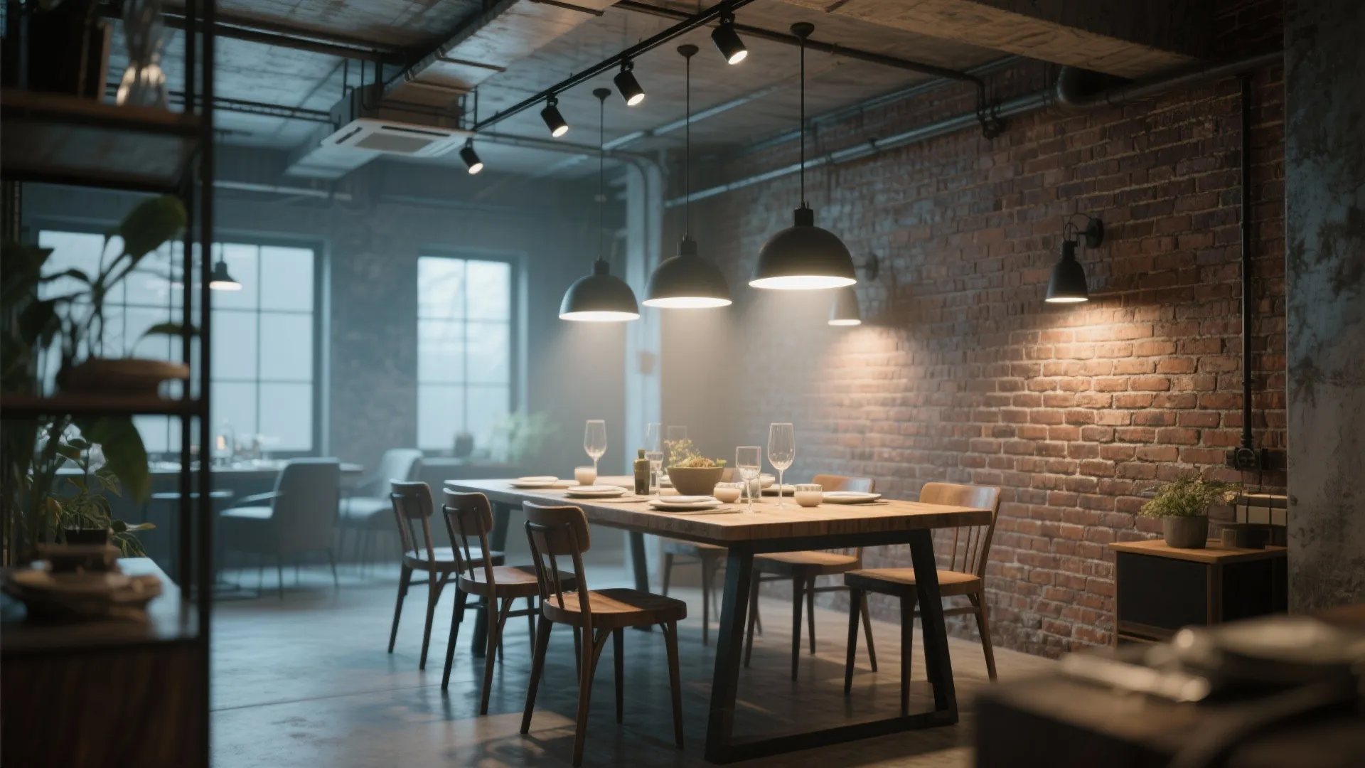 9. Dimmable Track Lighting