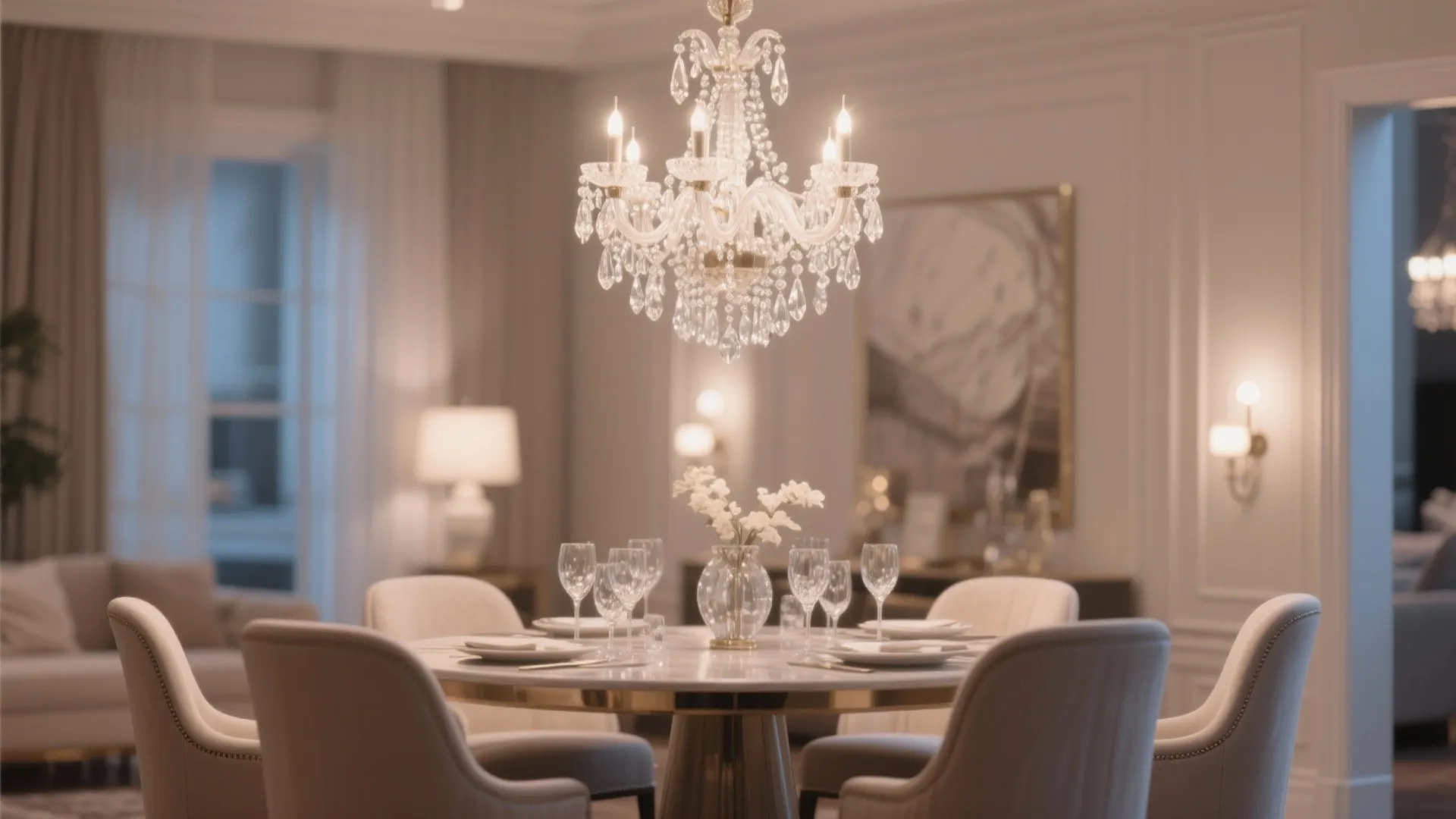 9. Dimmer-Controlled Glam