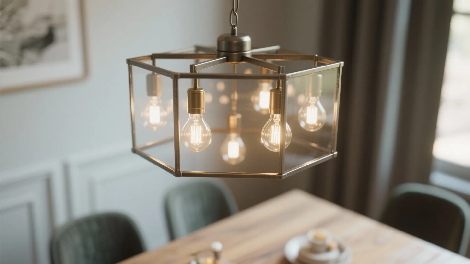 4. Dimmer-Ready Chandelier