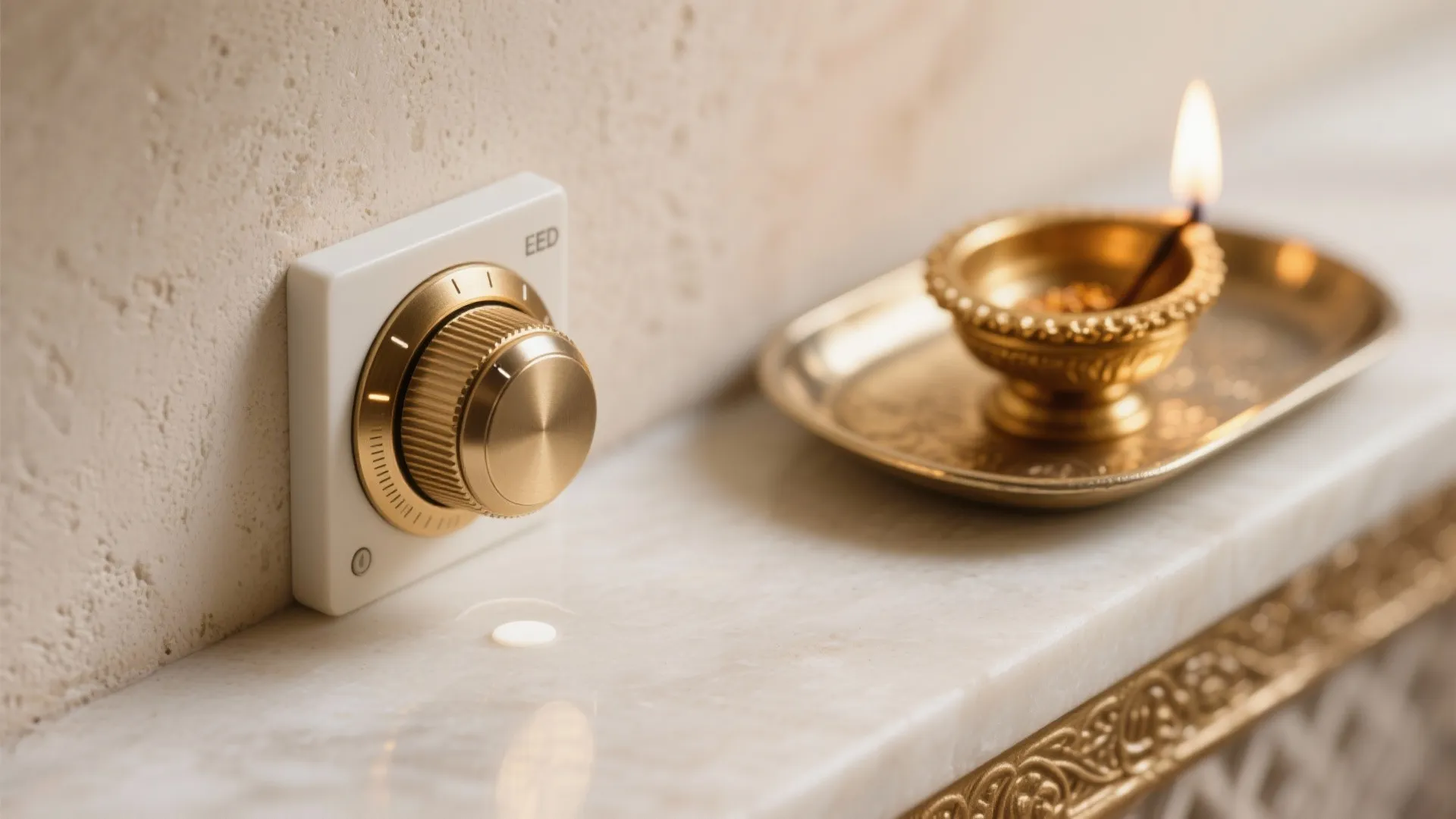 Layered lighting that honors ritual and mood