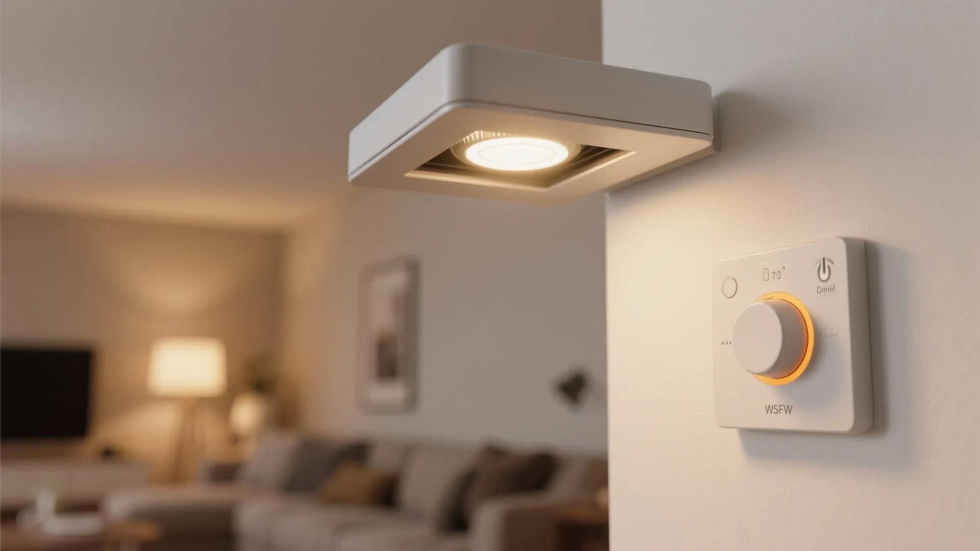 1. Layered Lighting with Dimmers