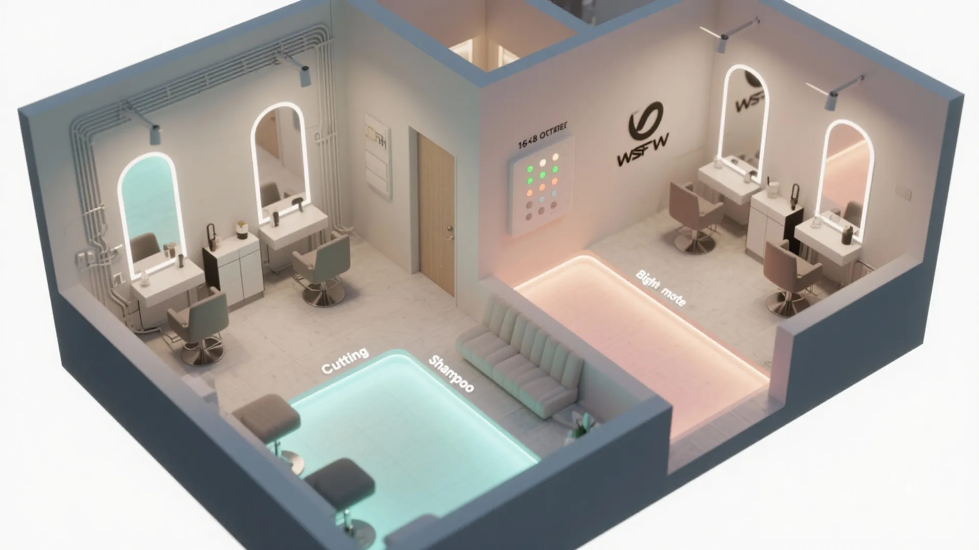 5. Dimmer Zones and Scene Controls