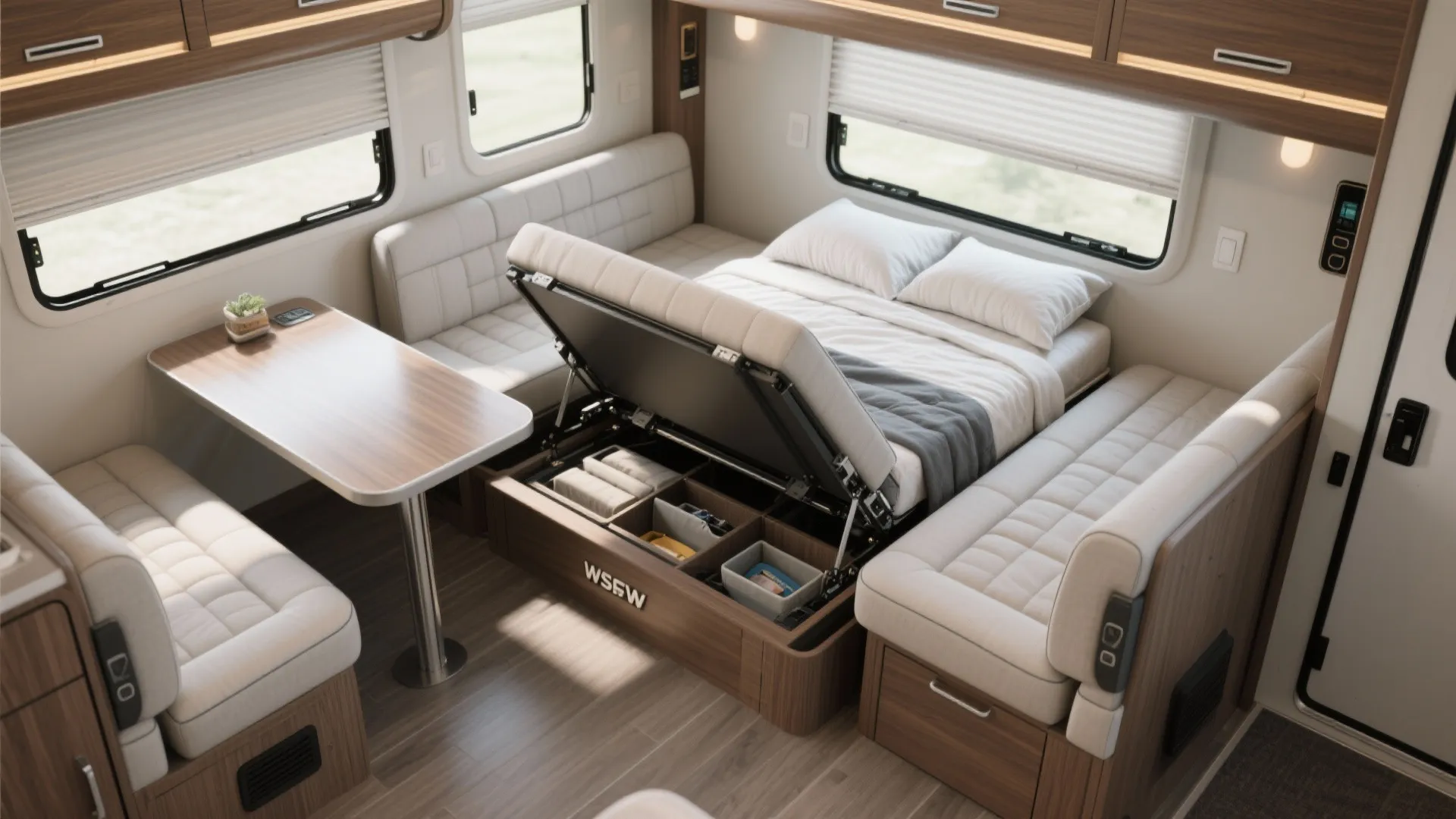 4. Convertible Dinette to Bed Combo