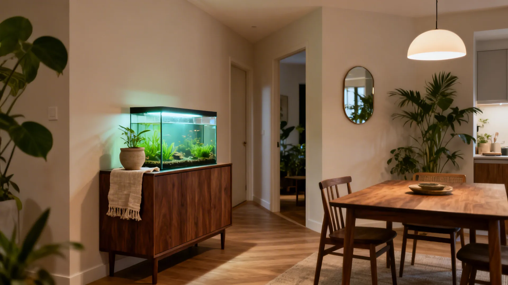 Feng Shui Fish Tank in Dining Room: 5 Smart Ideas