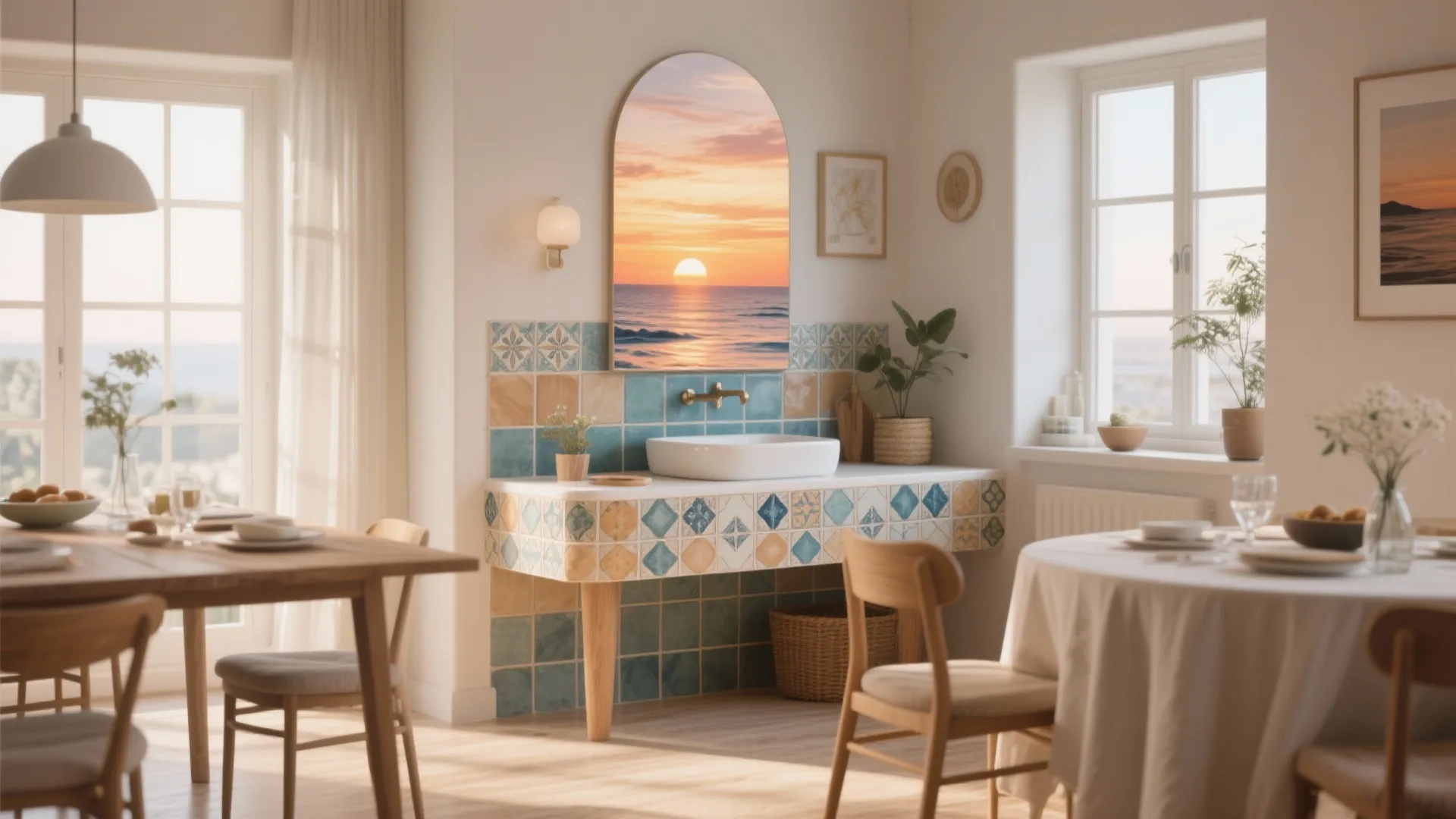 Dining Room Wash Basin Tiles Design: Creative Ideas for Stylish Spaces