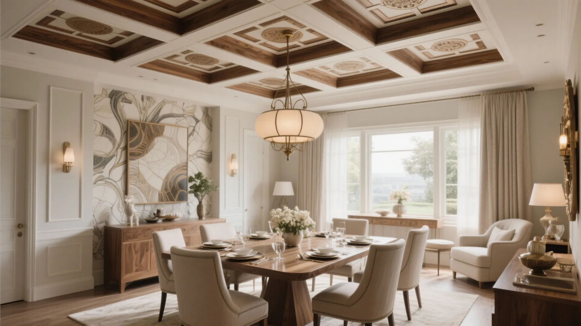 10 Dining Ceiling Ideas That Transform Your Space: Creative dining ceiling ideas from my 10+ years of interior design experience