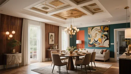 5 Dining Room Ceiling Design Ideas