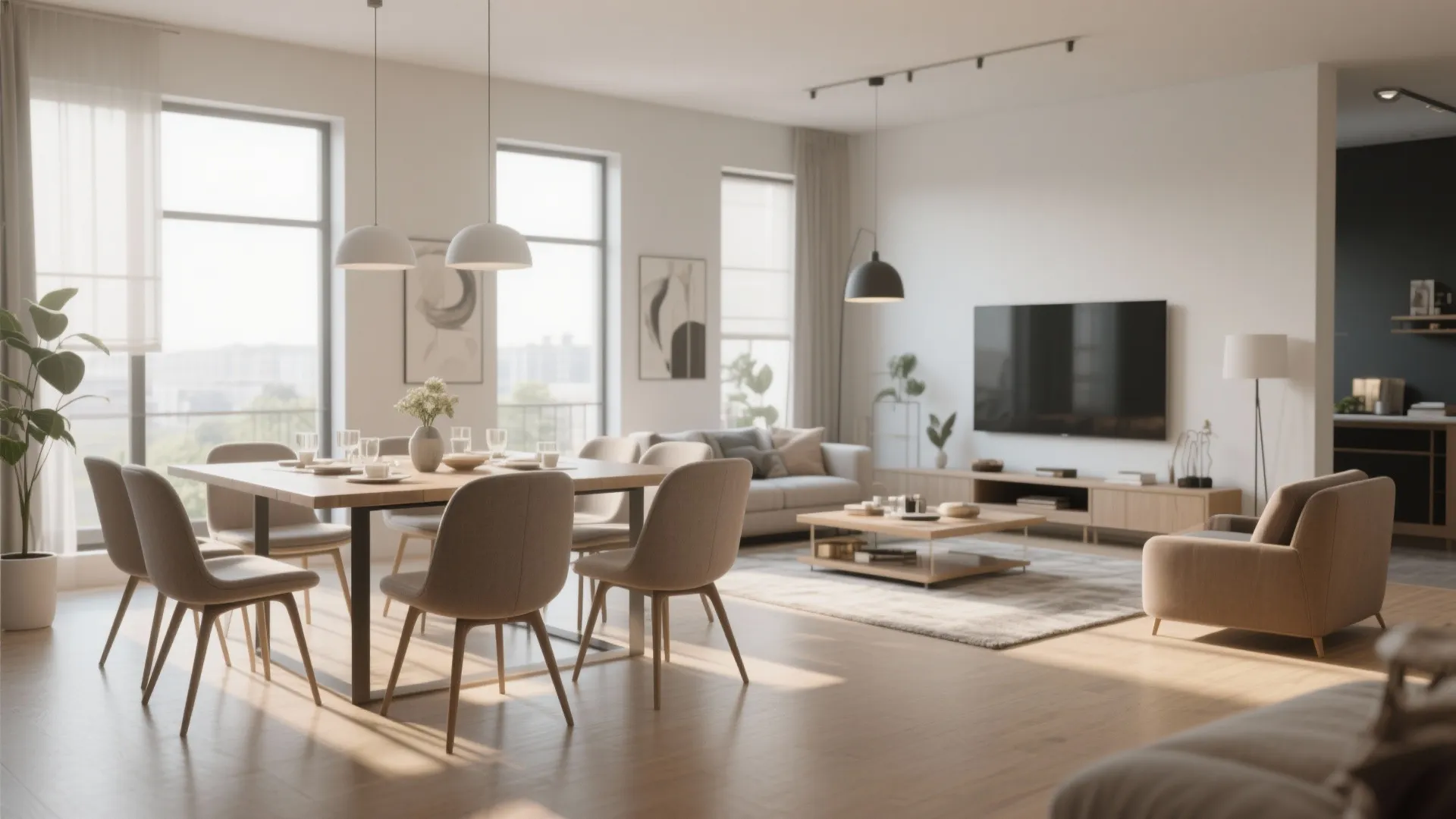 4. Dining Chairs and Console Combos