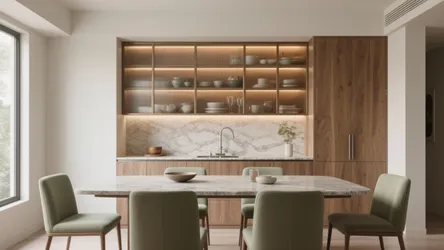 5 Crockery Unit Designs in Dining Room