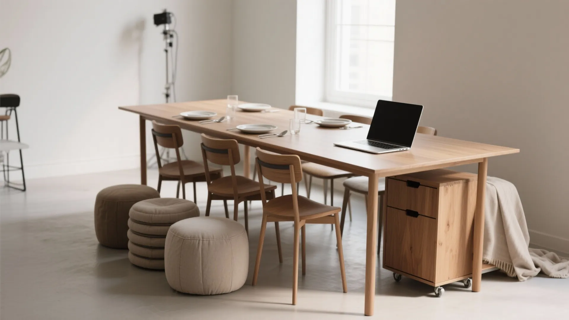 5. Dual-purpose dining-desk combo