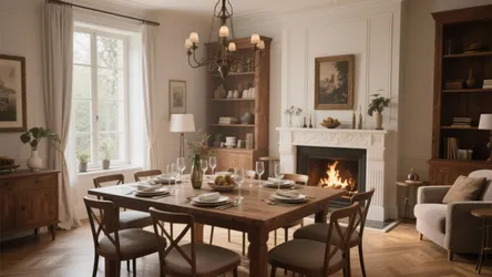 10 Dining Room Fireplace Ideas