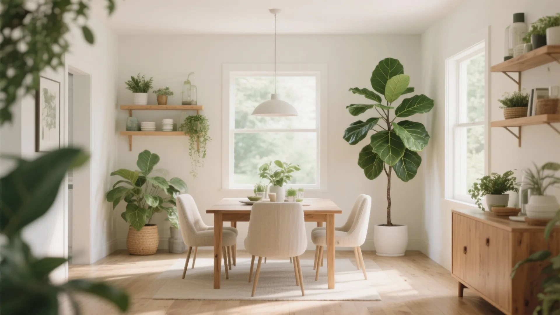 Indoor Plants and Green Accents