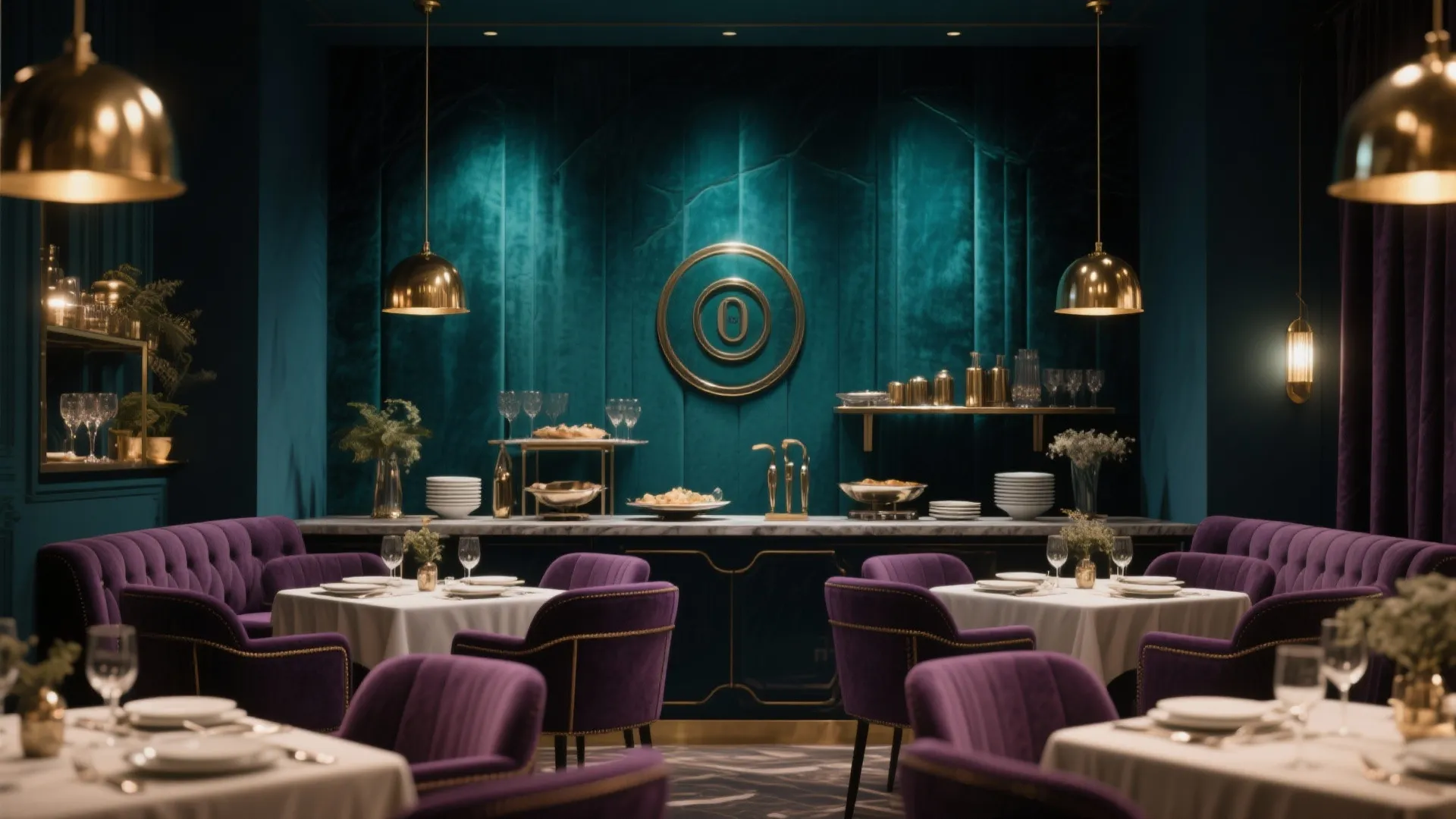 2. Deep Jewel Tones: Navy, Emerald, and Aubergine