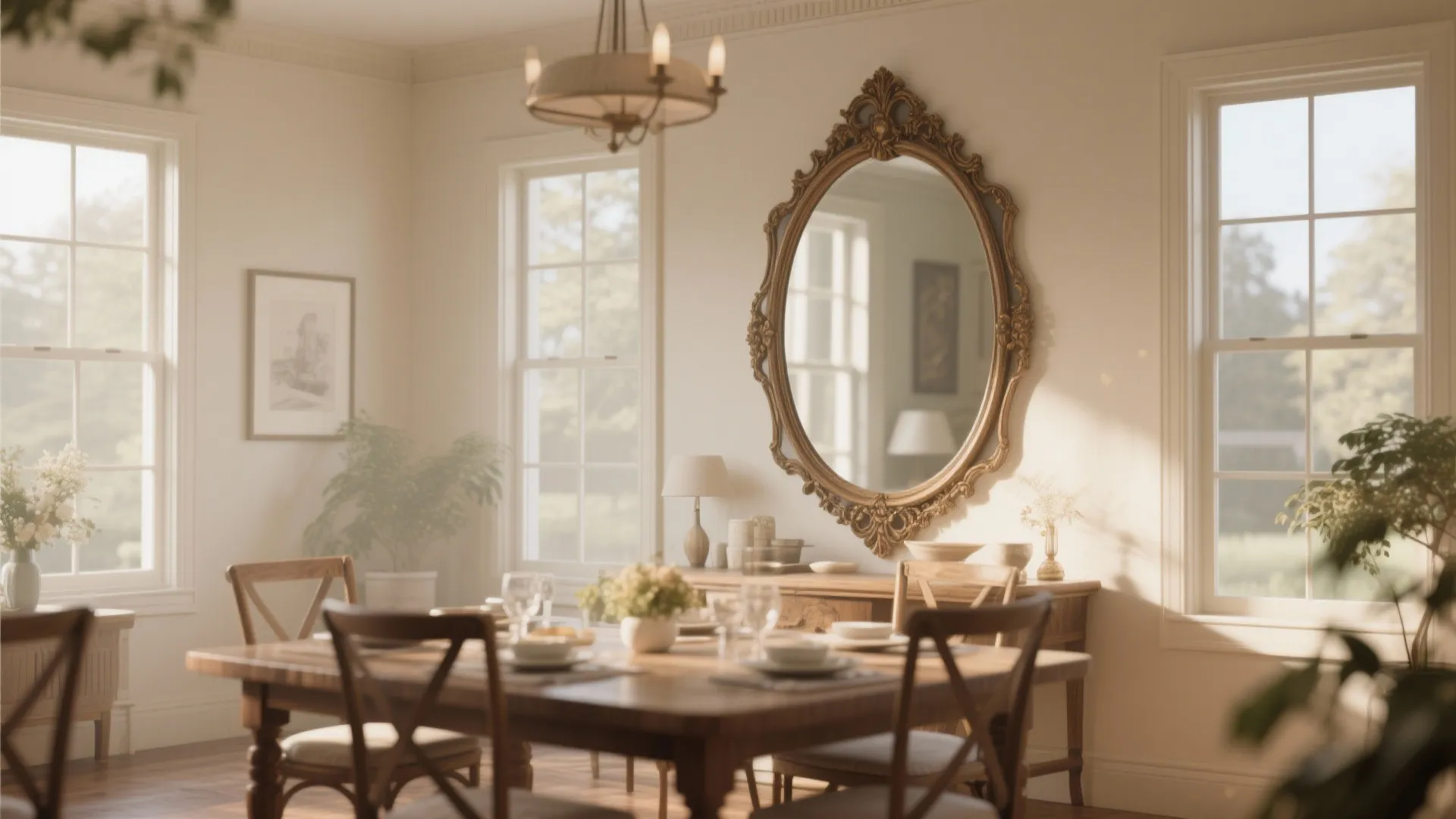 7. Mounted Mirrors for Depth