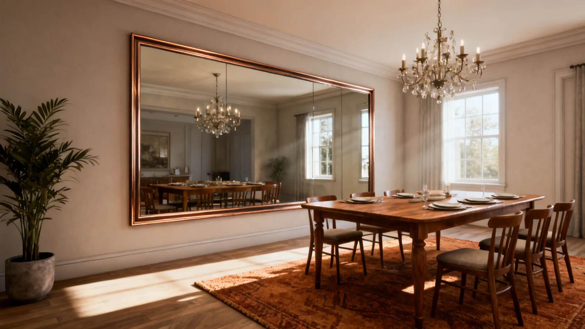 5 Extra Large Wall Mirror Ideas