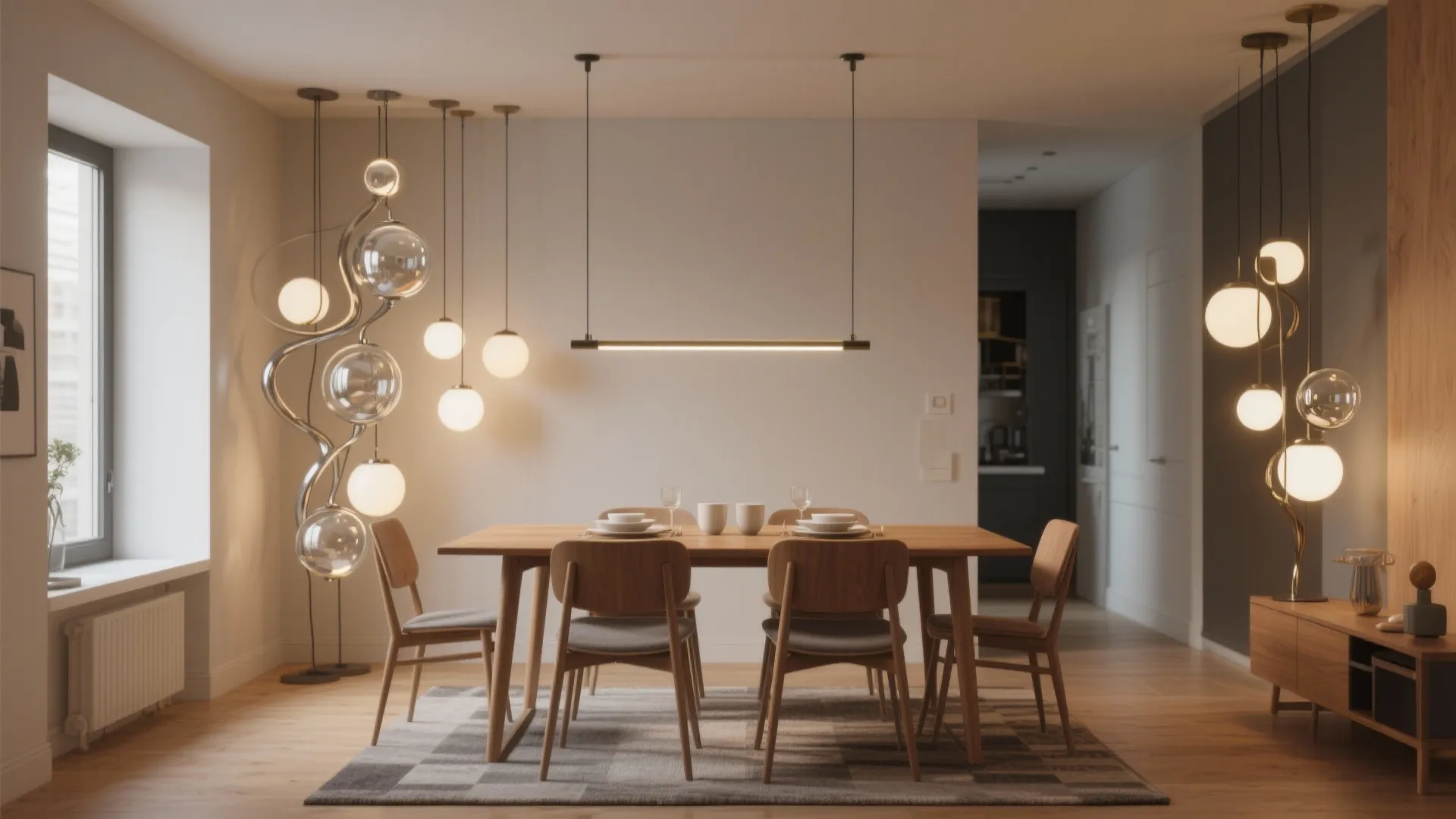 5 Modern Light Fixtures for Dining Rooms