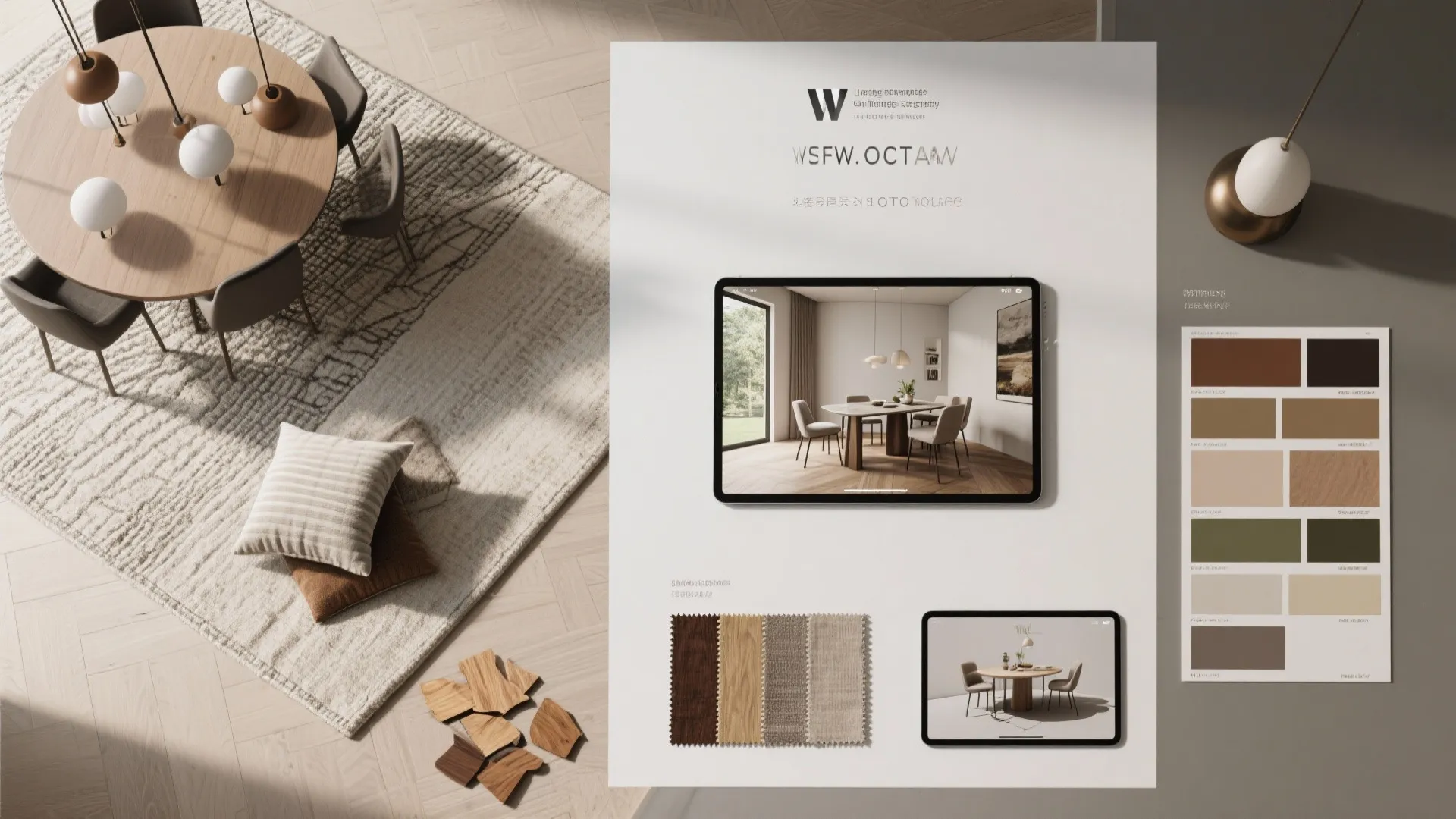 5. Create a visual dining zone with lighting and 3D planning