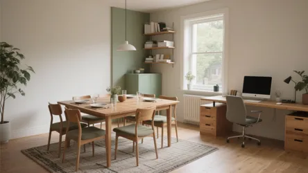 Office in Dining Room Ideas — 5 Clever Solutions