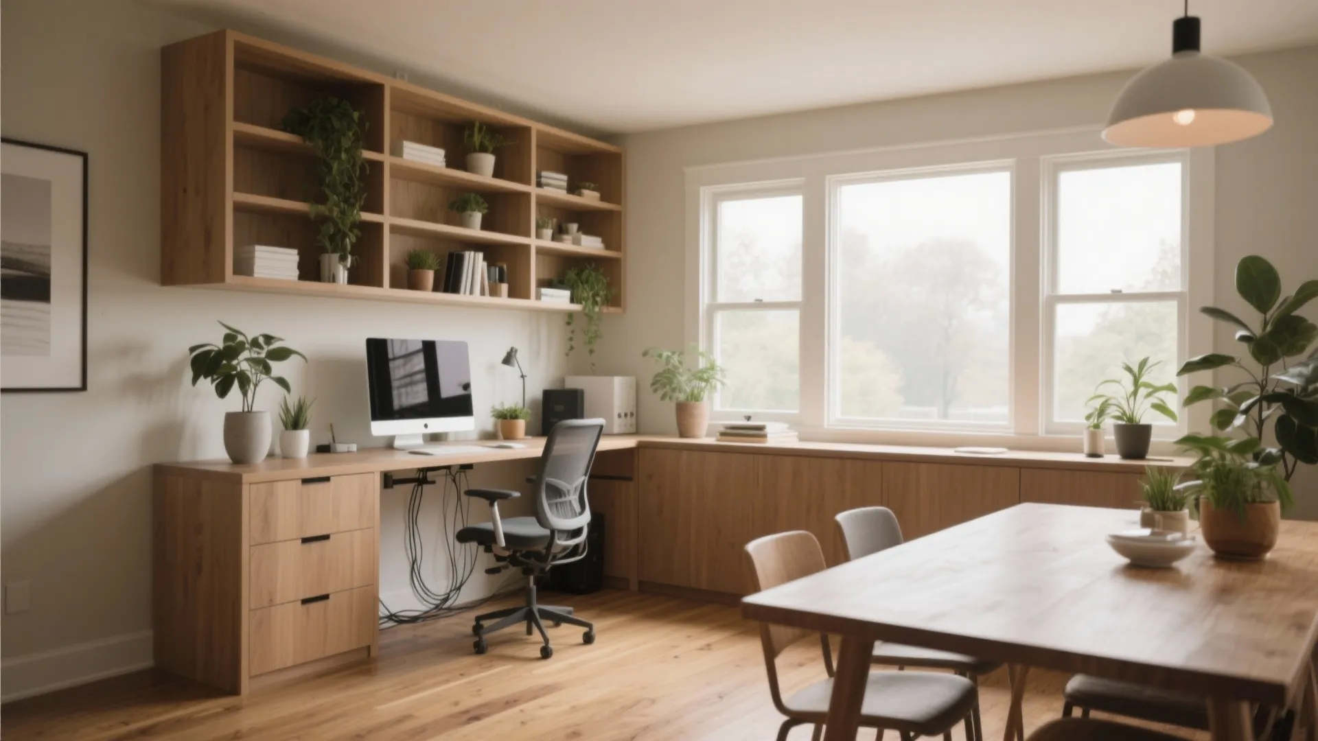 1. Dining Room to Home Office