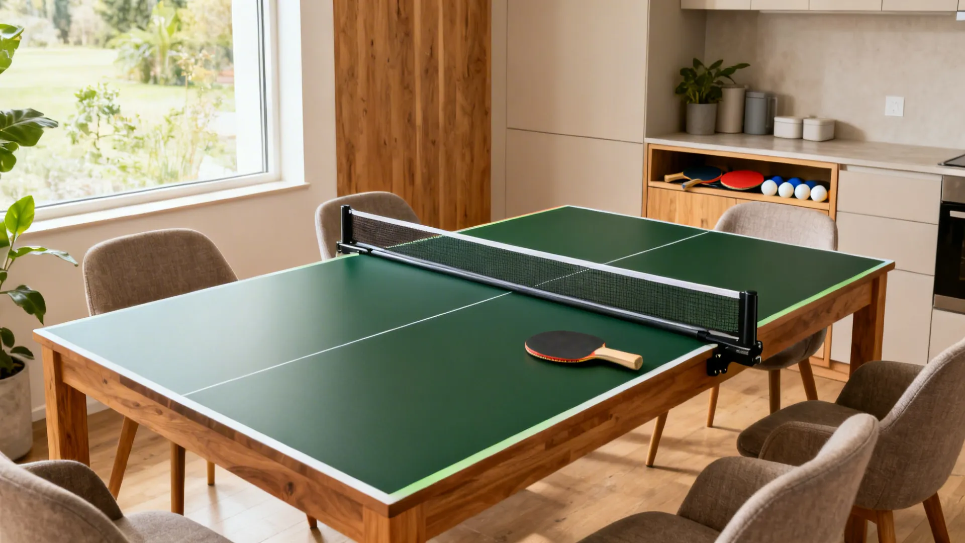 5 smart ideas for a ping pong table conversion dining setup