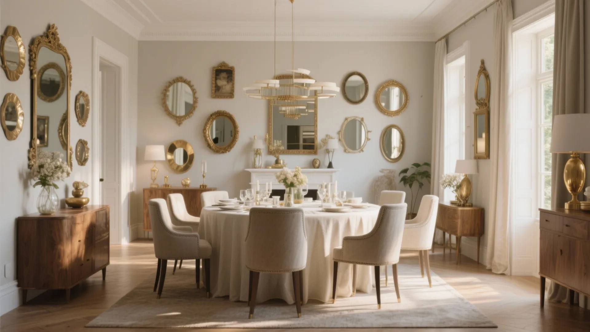 10 Dining Room Wall Mirror Ideas: Creative Dining Room Wall Mirror Designs for Style & Space