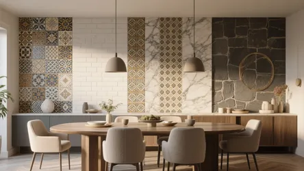 5 Dining Room Wall Tile Ideas