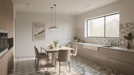 5 Dining Room Wash Basin Tile Ideas