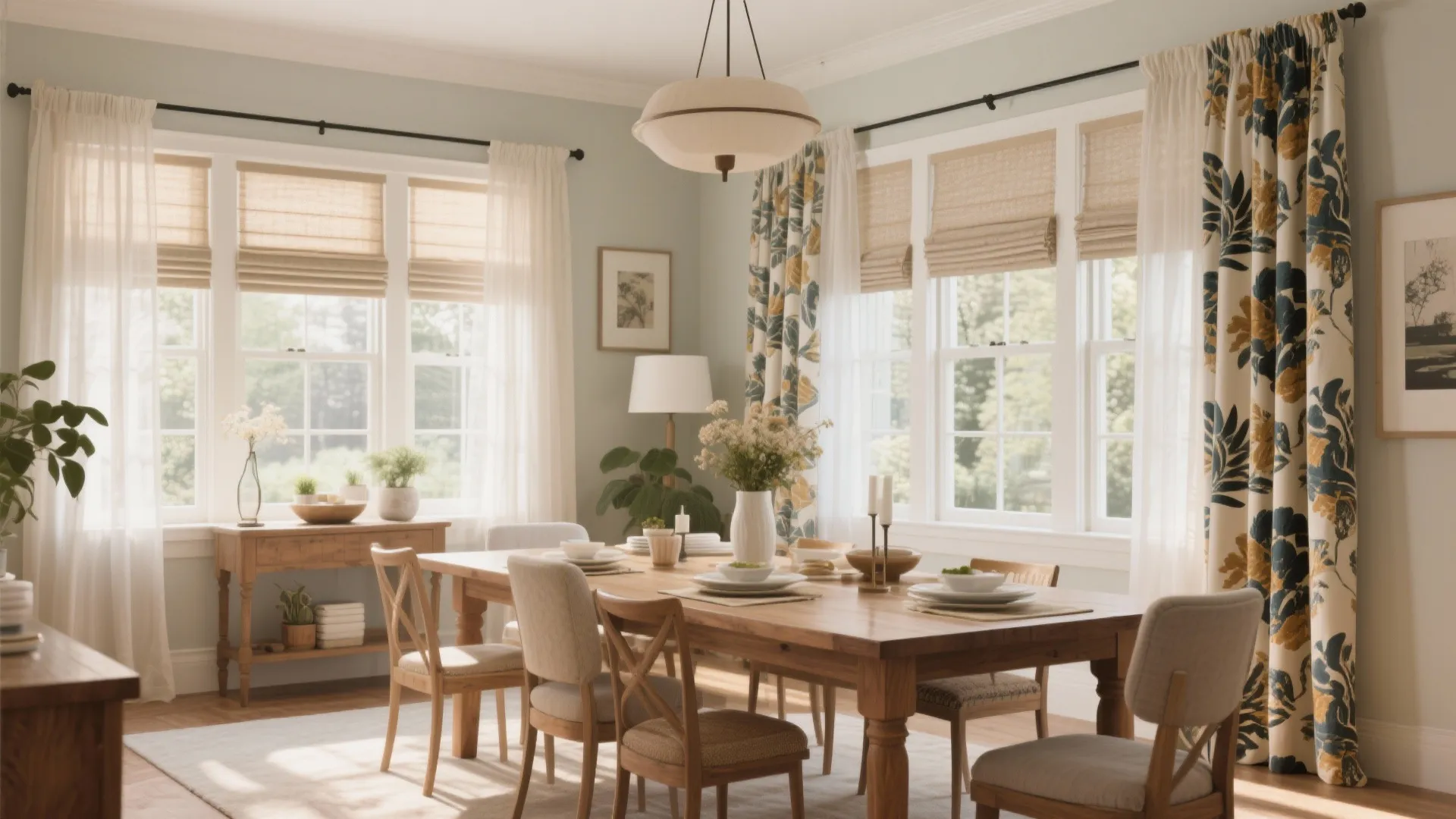 10 Dining Room Window Treatment Ideas