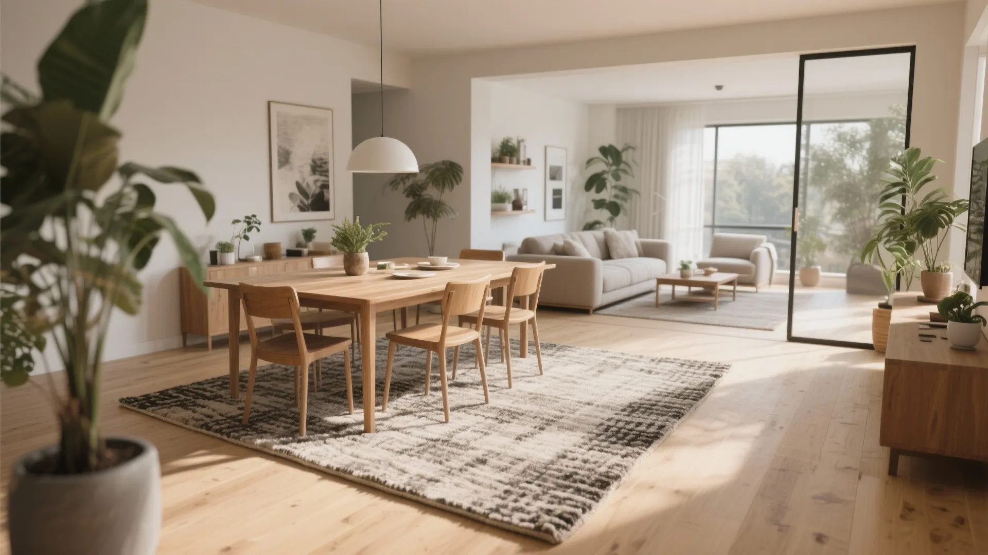 1. Use a Rug to Define Zones