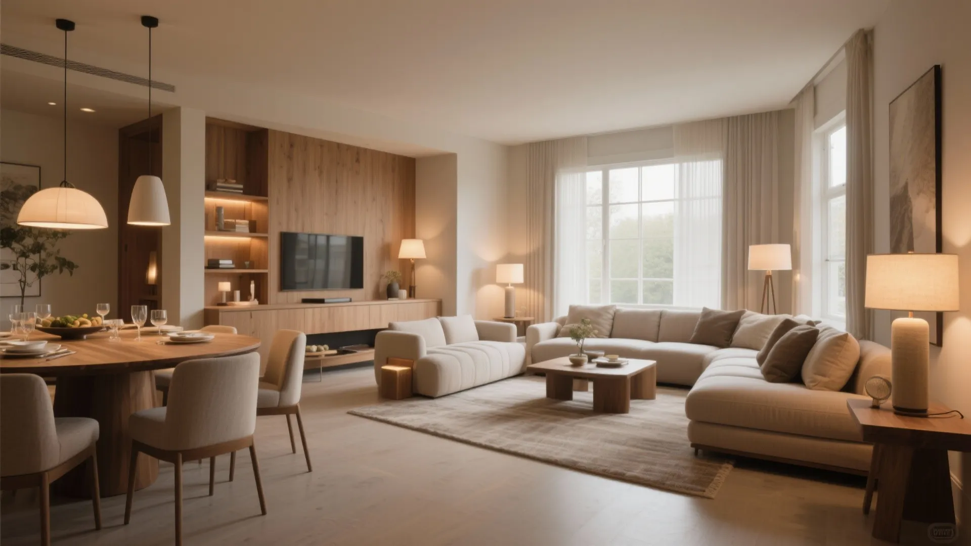 5. Dining Room to Secondary Lounge