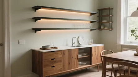 5 Dining Room Floating Shelves Ideas