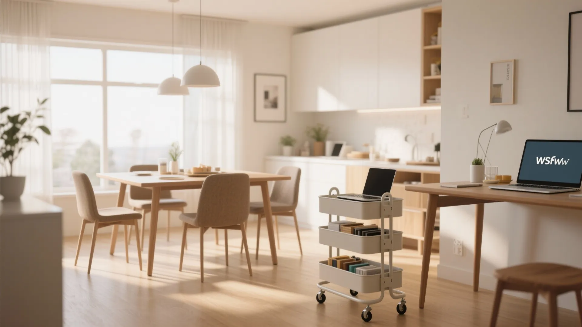 5. Multipurpose Dining Table Setup