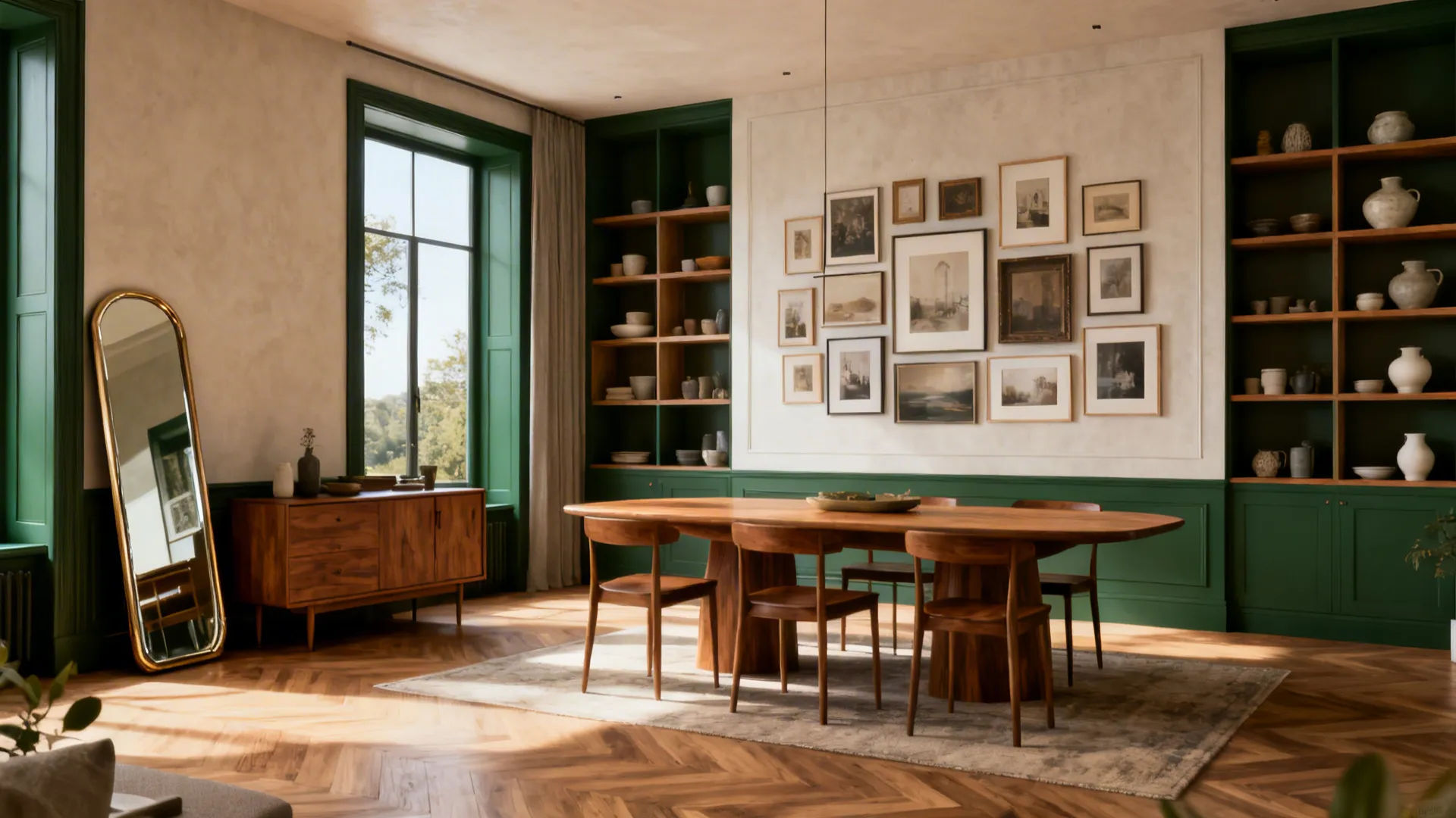 5 Big Ideas to Decorate a Large Dining Room Wall