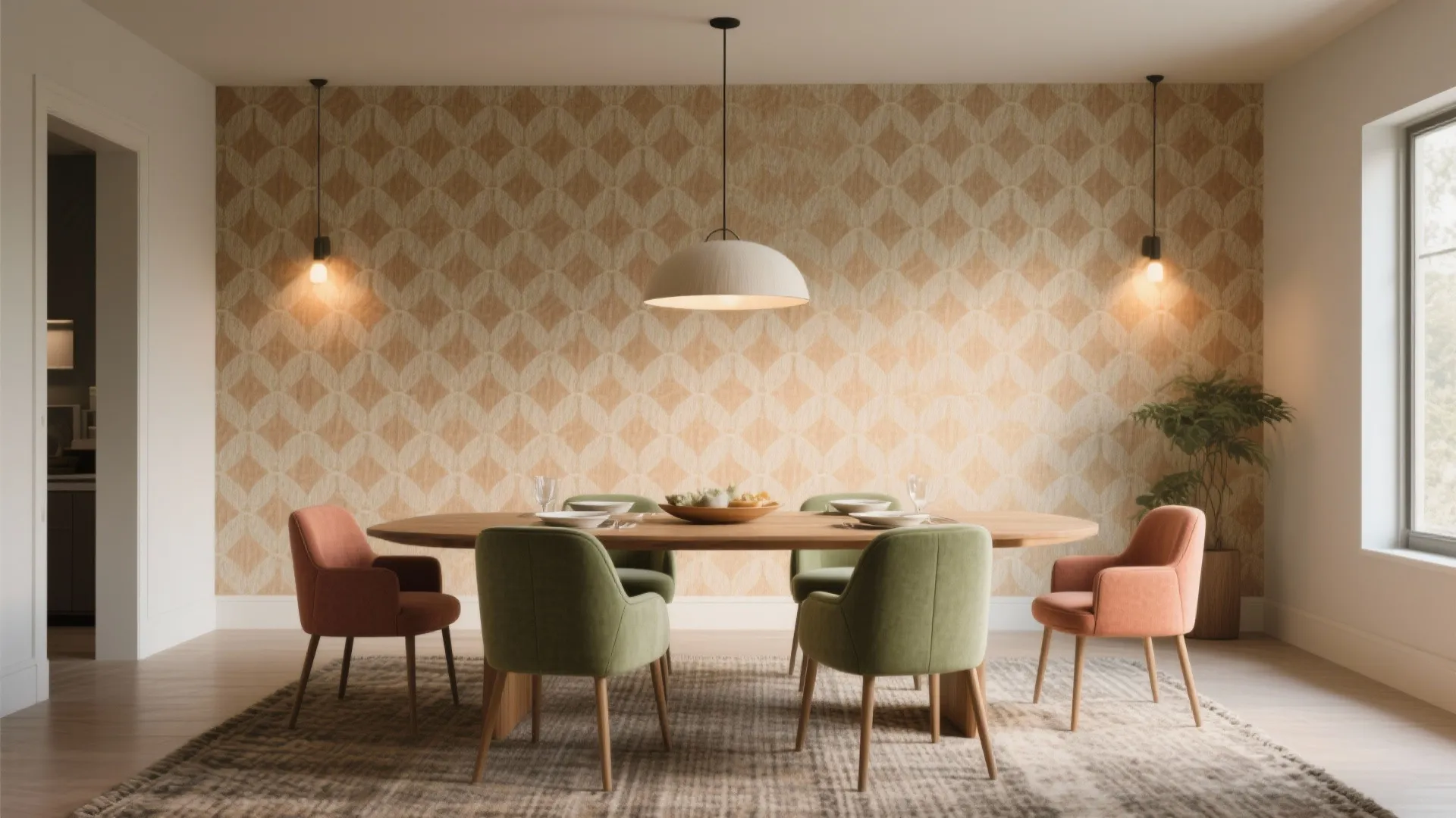 Wallpaper for Dining Room Wall: Stylish Ideas You’ll Love: 1 Minute to Find Your Perfect Dining Room Wallpaper Style