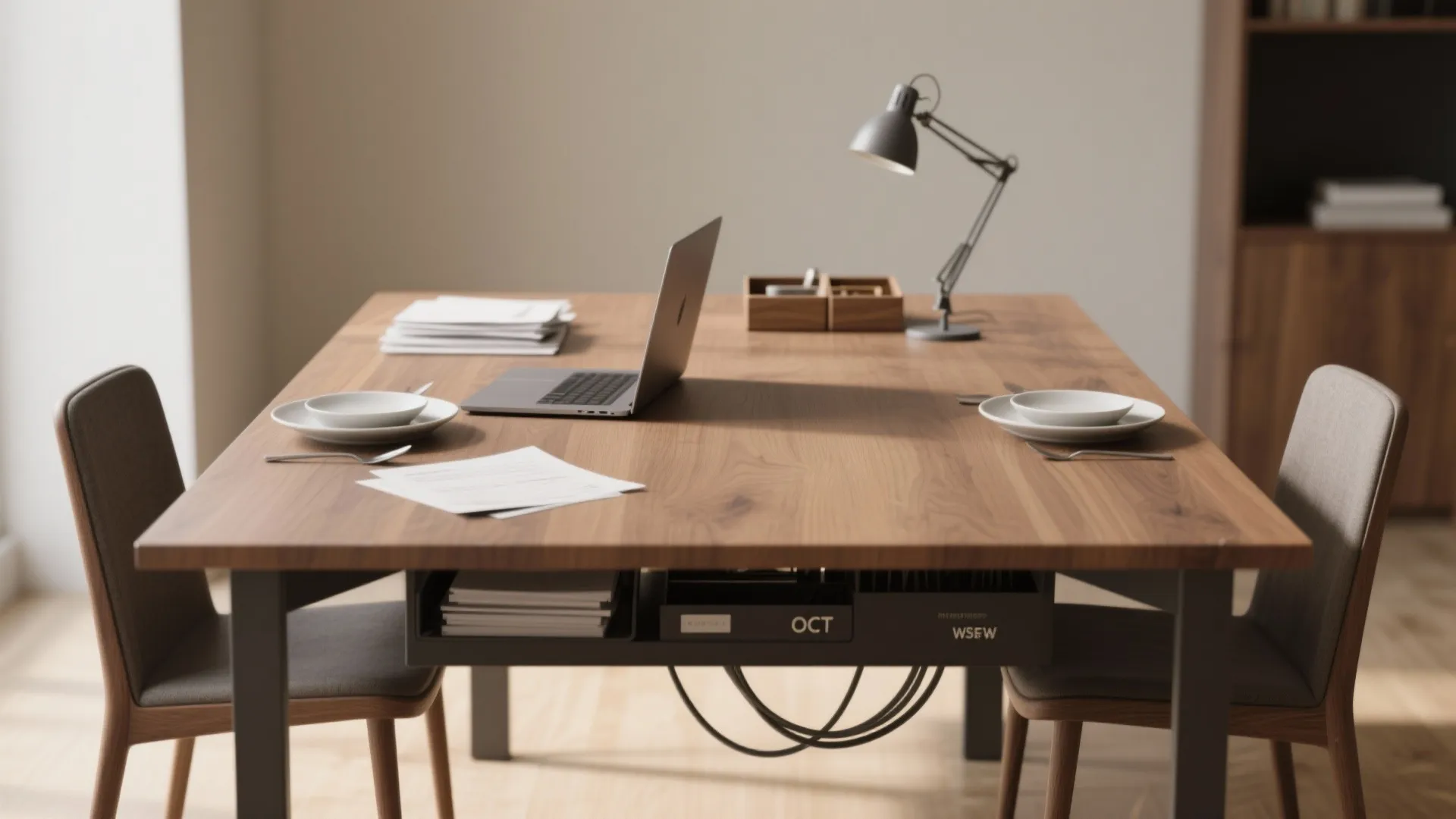 4. Dual-Purpose Dining-Work Table