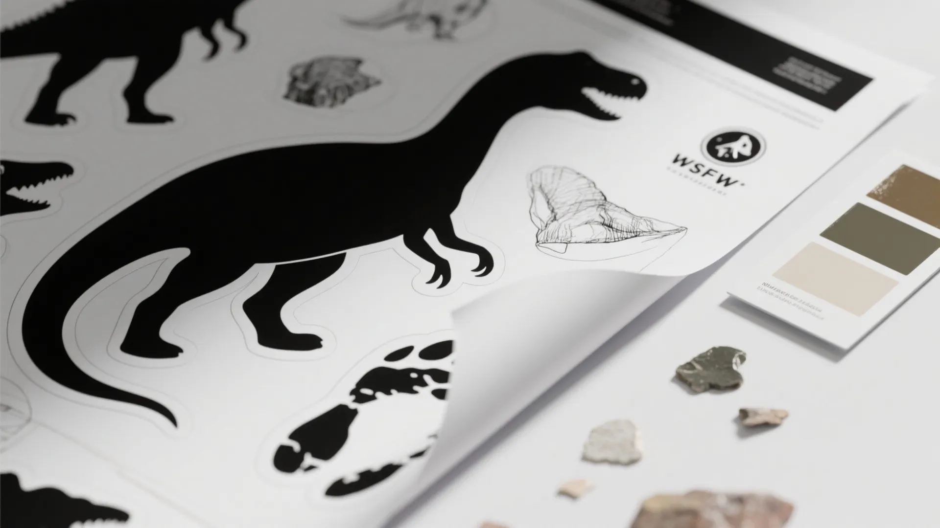 2. Peel-and-stick decals keep it easy and renter-friendly