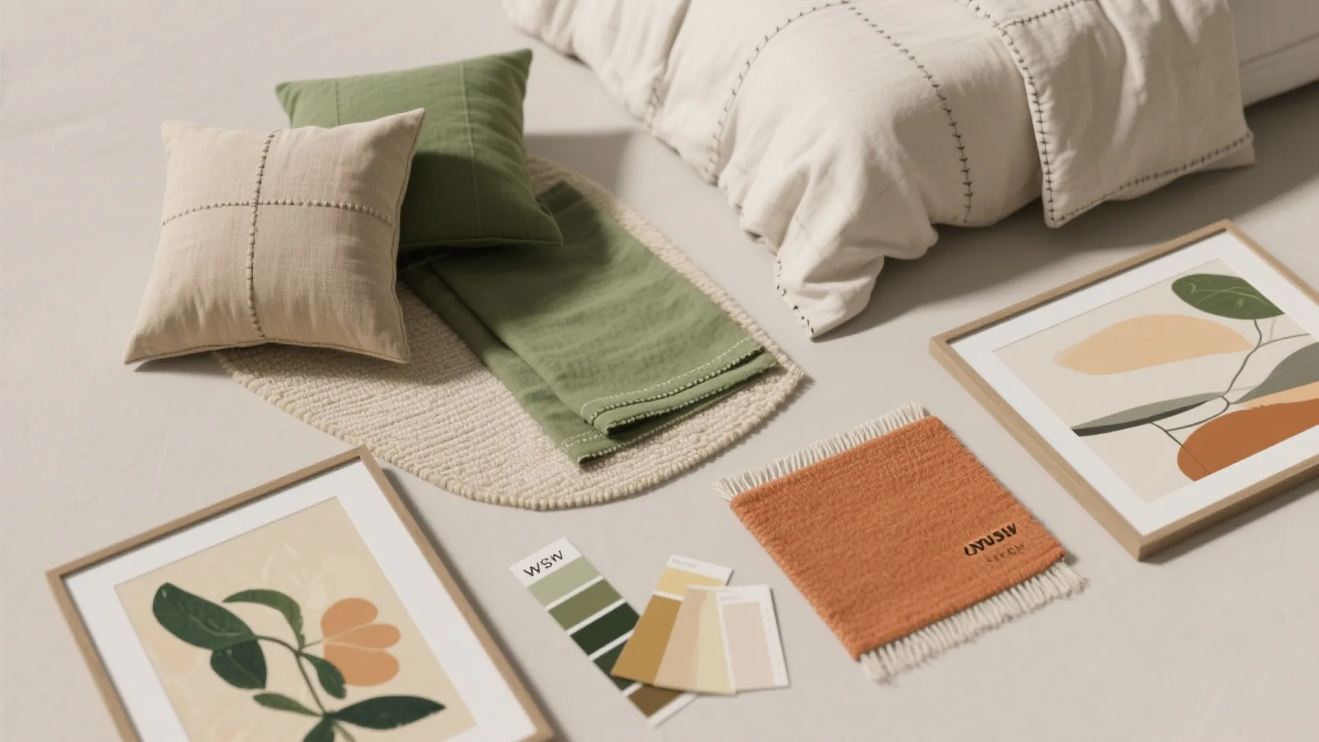 5. Themed Textiles and Art Prints for Quick Swaps