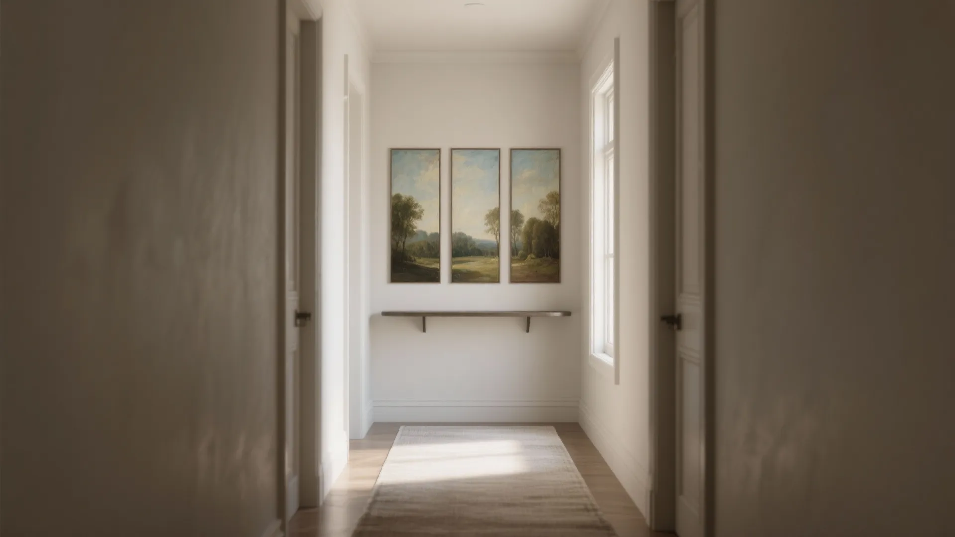 3. Diptychs and triptychs to elongate narrow walls