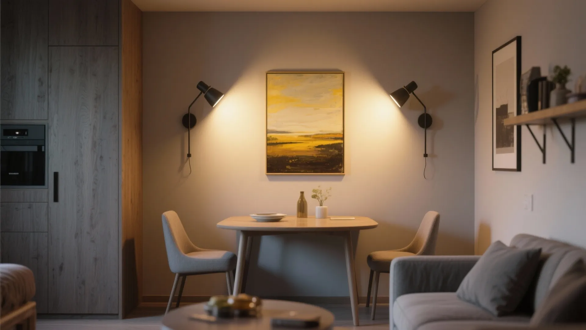 4. Directional Wall Sconces with Adjustable Heads